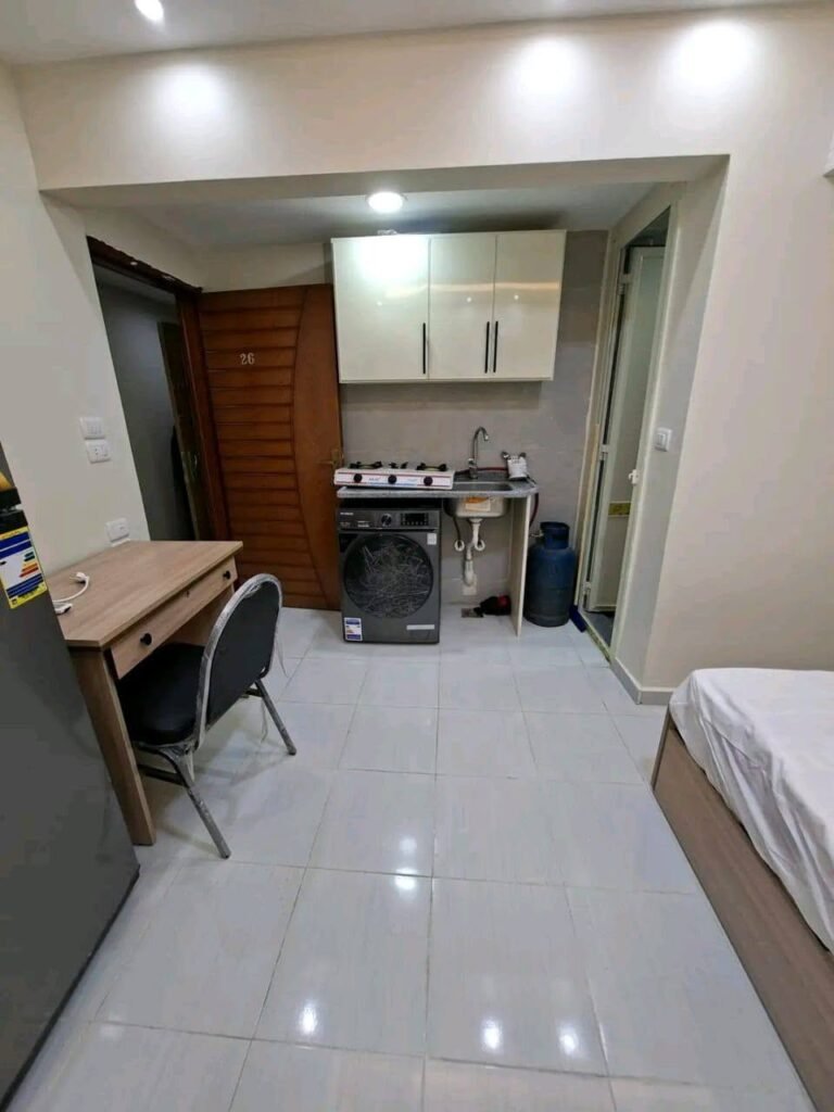 استوديو مفروش للإيجار في الحي الأول، أكتوبر – للبنات فقط مجاورة 3 - صورة 5 من 7